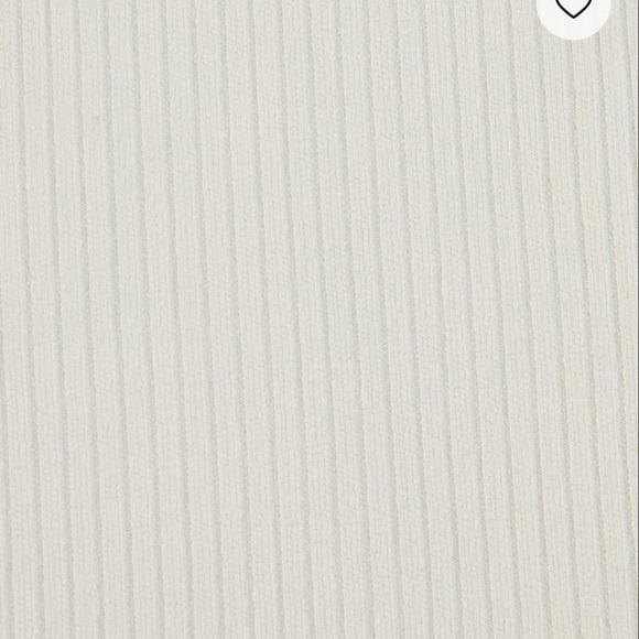 NWT- Ribbed Softstreme Zip-Leg High-Rise Cropped Pant 25"- BONE - Picture 7 of 9